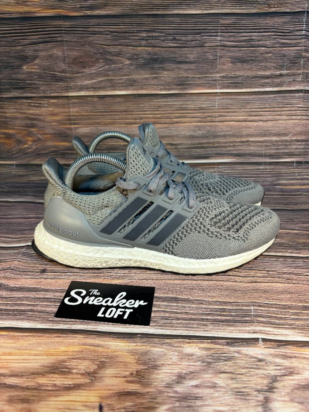 Adidas Ultraboost 1.0 DNA Women's Gray Athletic Running Shoes Size 8